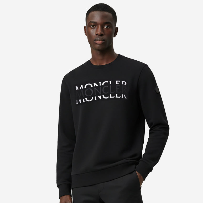 Moncler Logo Cotton Jersey Sweatshirt