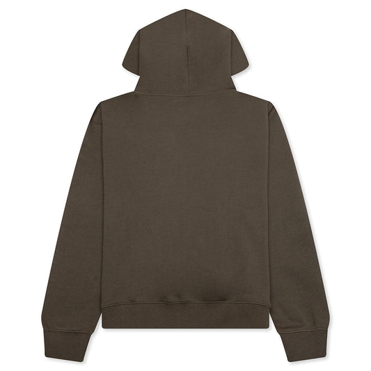 Museum Zip-Up Hoodie - Coffee