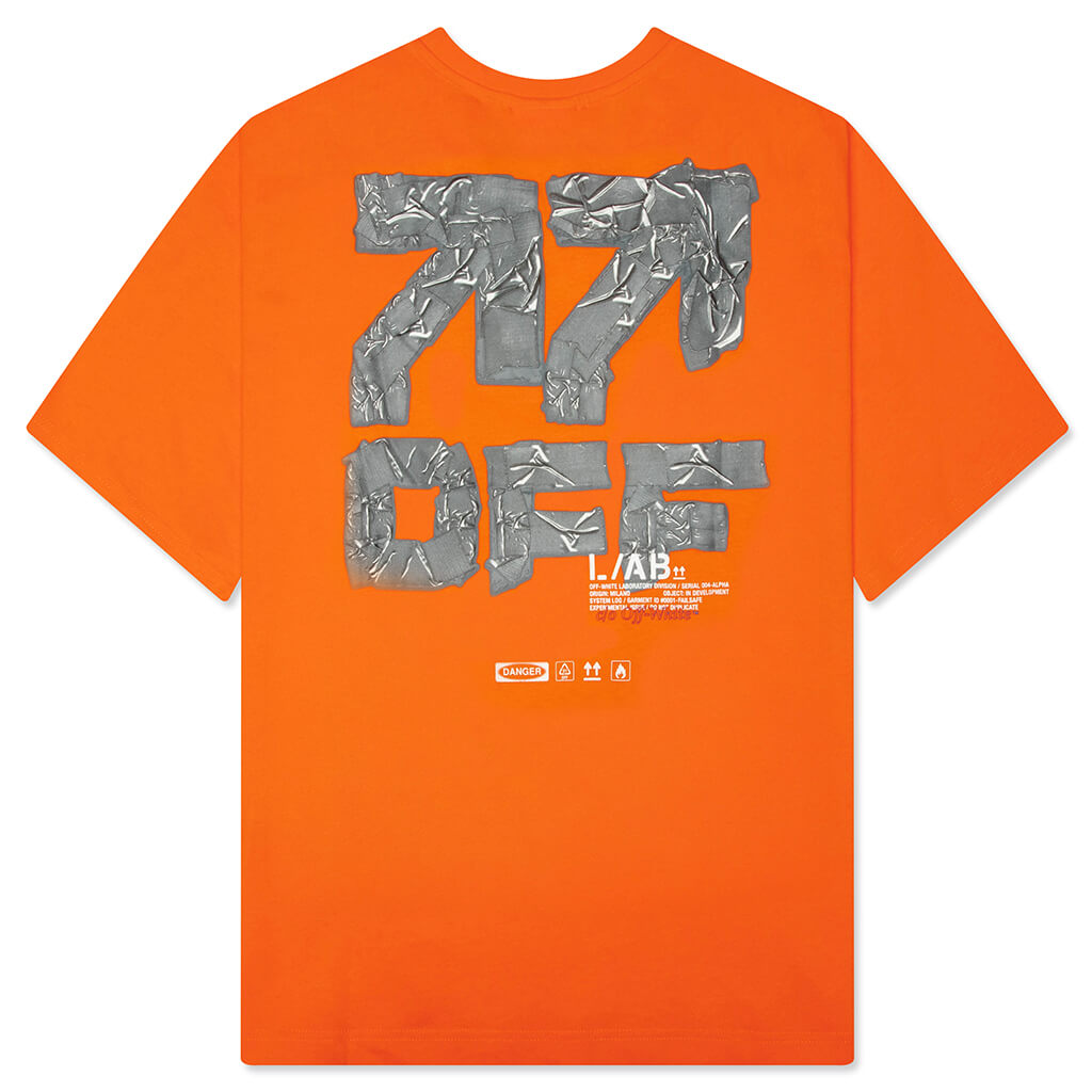 Off Active Duct Tape S/S Tee - Orange Tiger