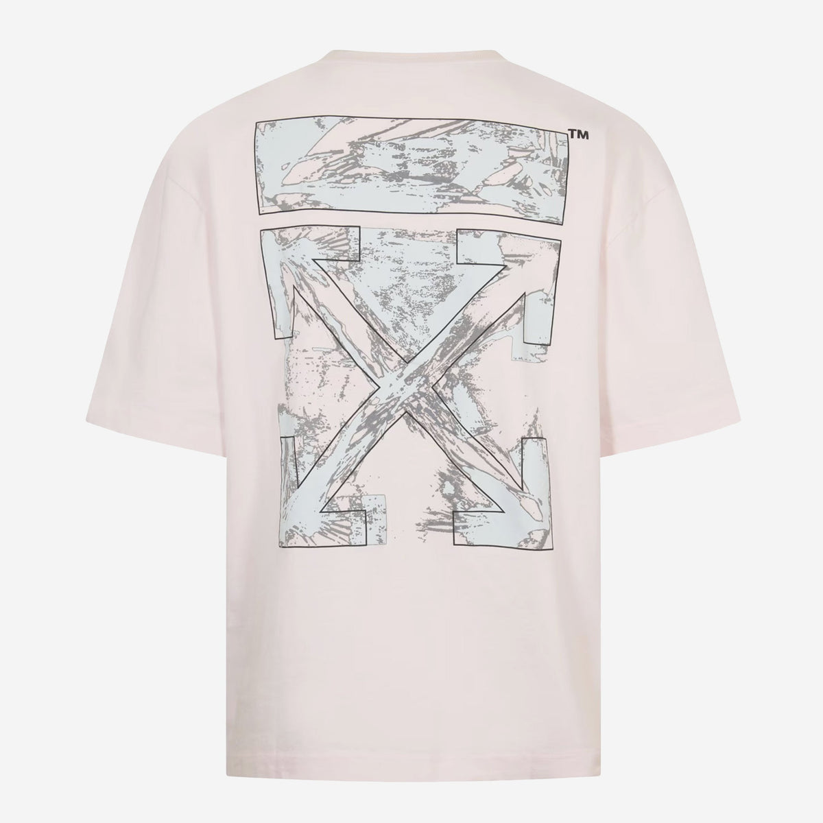 Off-White Rubbed Paint Arrow Skate T-Shirt