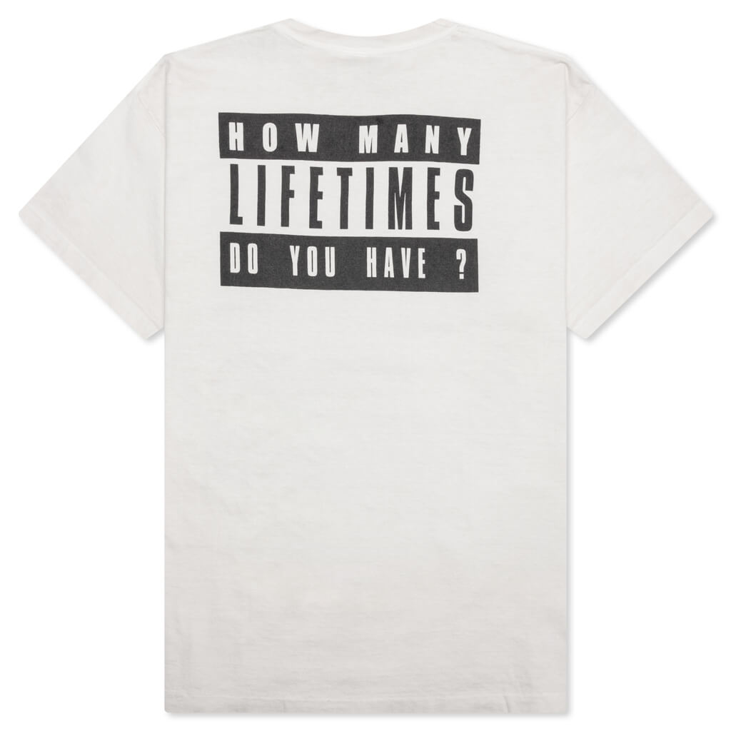 Saint Michael x Denim Tears Lives Tee S/S Tee - White