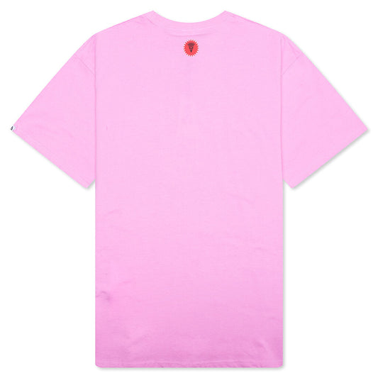 Checker S/S Tee - Orchid