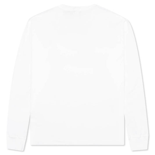 Stone Island Patch Logo L/S Tee - White