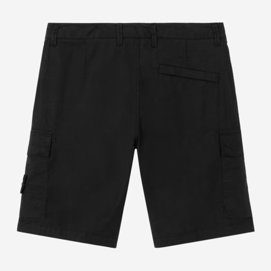 Stone Island L100020 Stretch Cotton Tela Paracadute Cargo Shorts