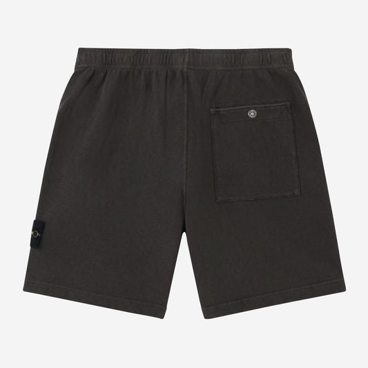 Stone Island 6200014 Malfile Fleece 'Old' Effect Jogger Shorts