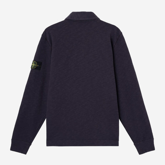 Stone Island Vanisé Brushed Heavy Cotton Sweatshirt Polo
