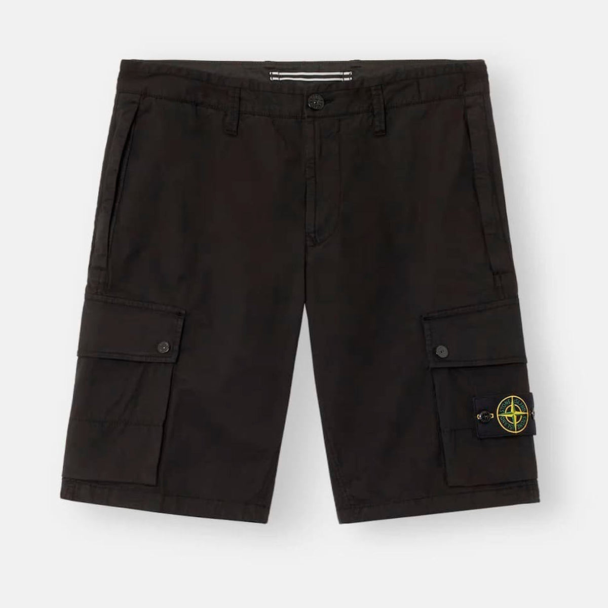 Stone Island Cargo Shorts - Black Castmark
