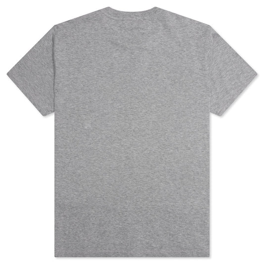 Stone Island Compass Patch Logo S/S T-Shirt - Melange Grey