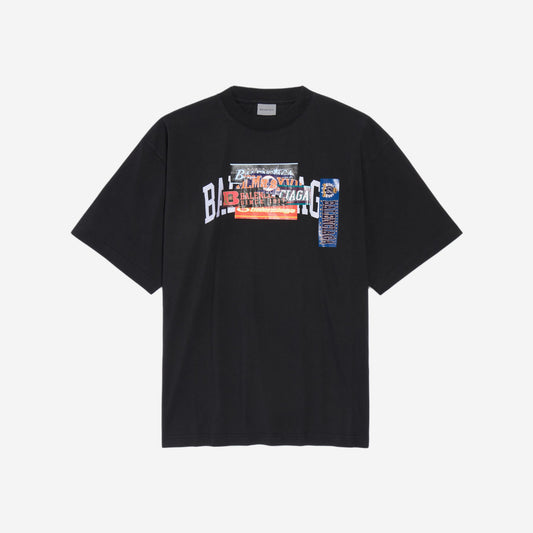 Balenciaga Bumper Stickers Medium Fit T-Shirt