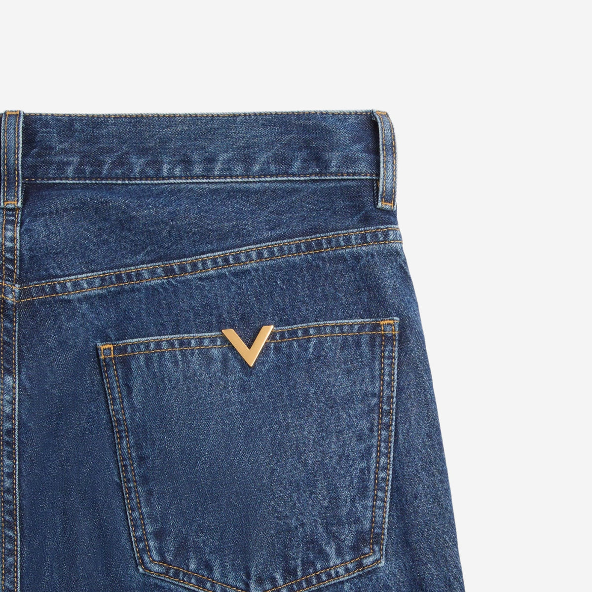 Valentino Garavani VGold Denim Jean