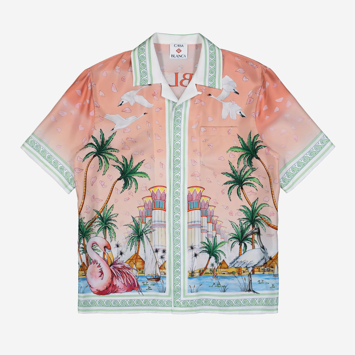 Casablanca Ethereal Cuban Silk Shirt