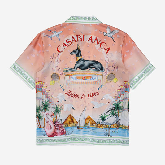 Casablanca Ethereal Cuban Silk Shirt