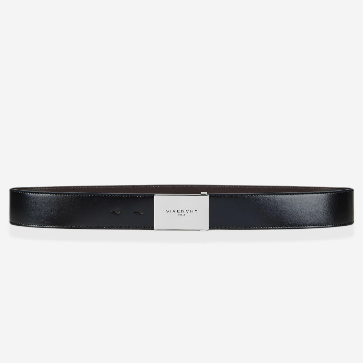 Givenchy Label Reversible Leather Belt