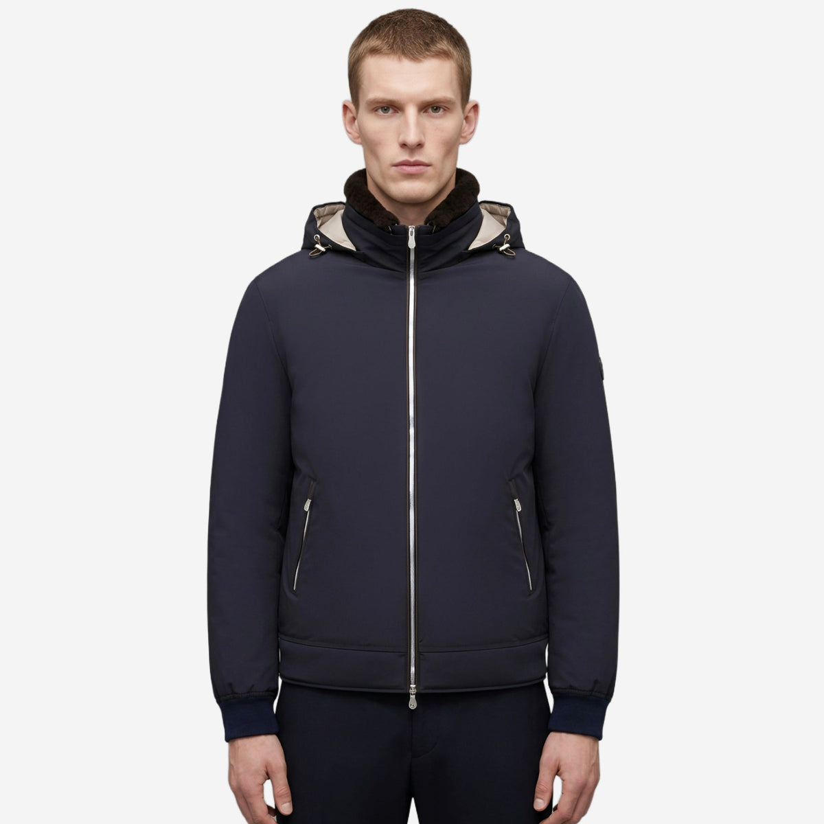 Brunello Cucinelli Stretch Bonded Nylon Down Jacket