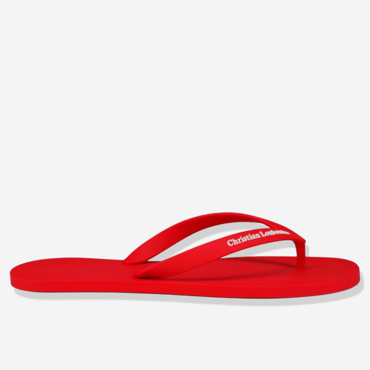 Christian Louboutin Summer Flat Rubber Thong Sandal