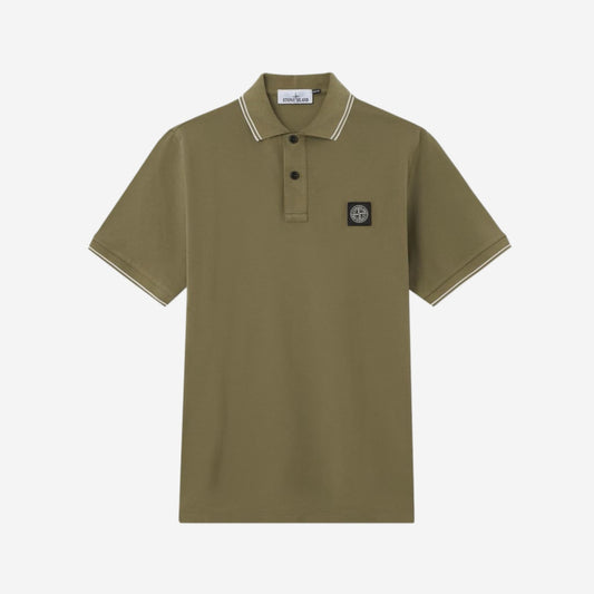 Stone Island 2200010 Organic Cotton Pique With Stretch Polo