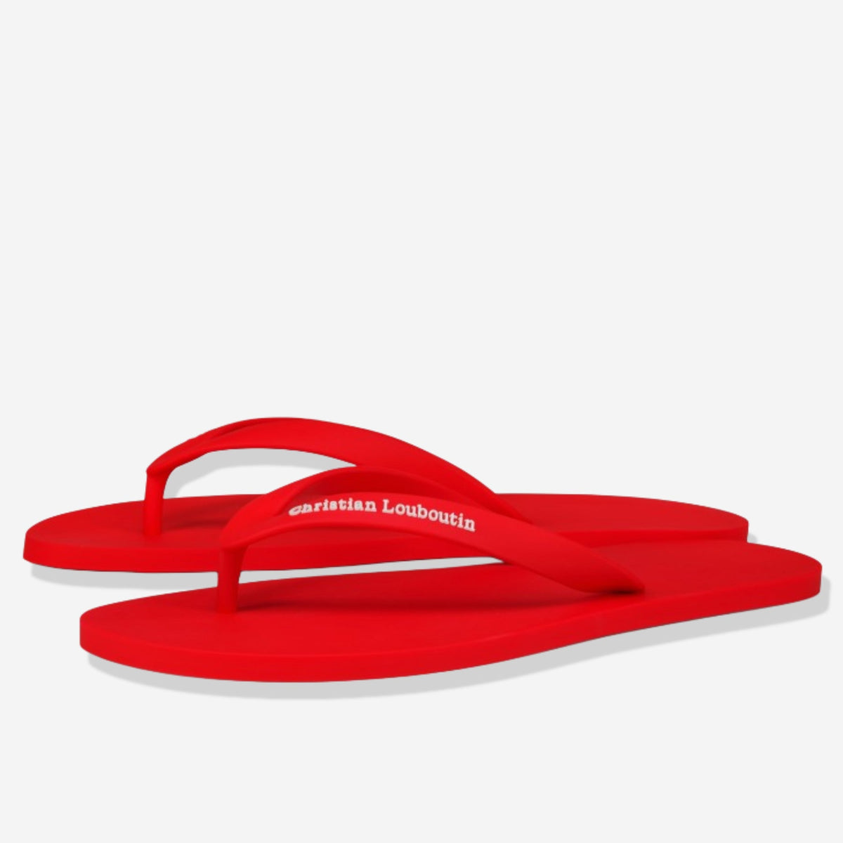 Christian Louboutin Summer Flat Rubber Thong Sandal