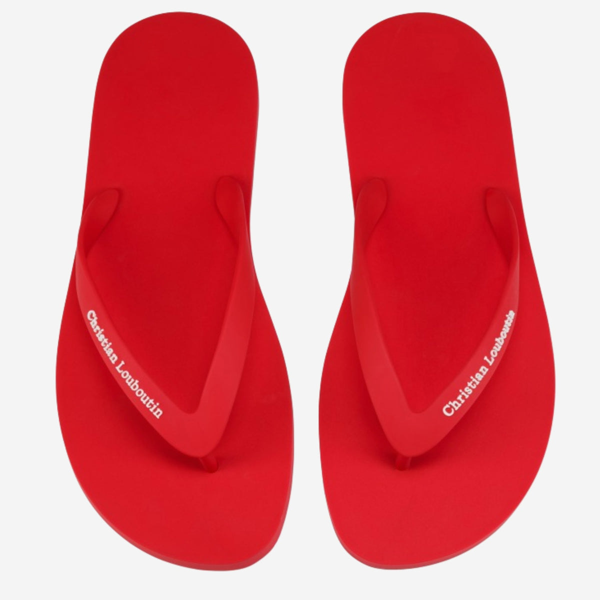 Christian Louboutin Summer Flat Rubber Thong Sandal