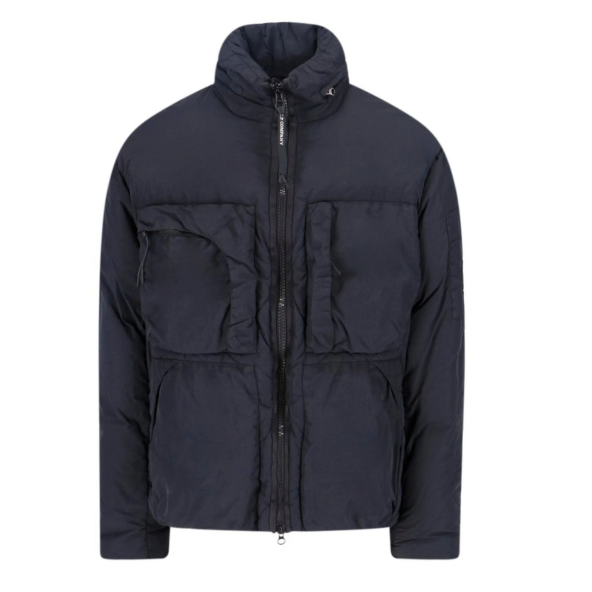 CP Company Chrome Down Jacket - Black Castmark