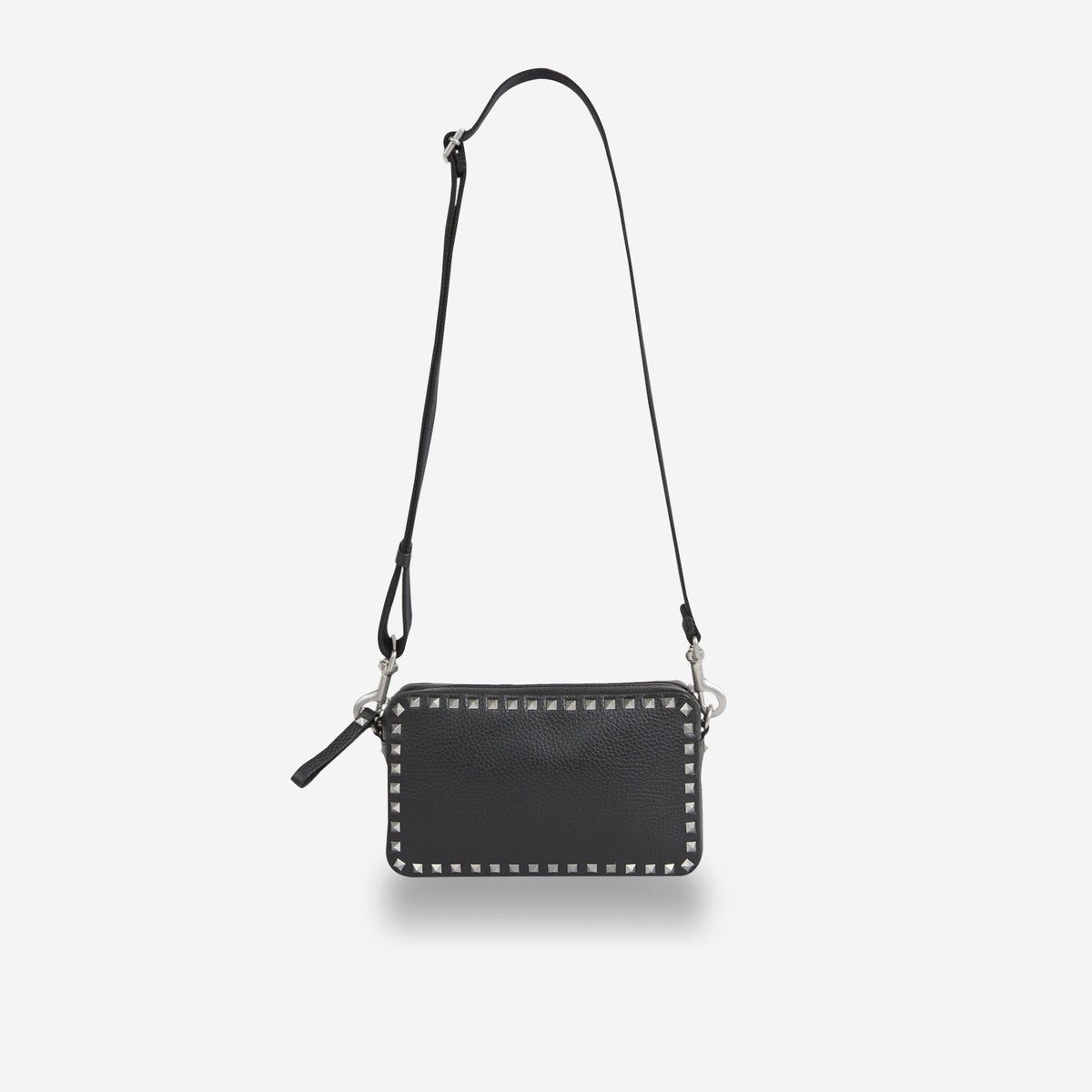 Valentino Garavani Grainy Calfskin Rockstud Cross Body Bag