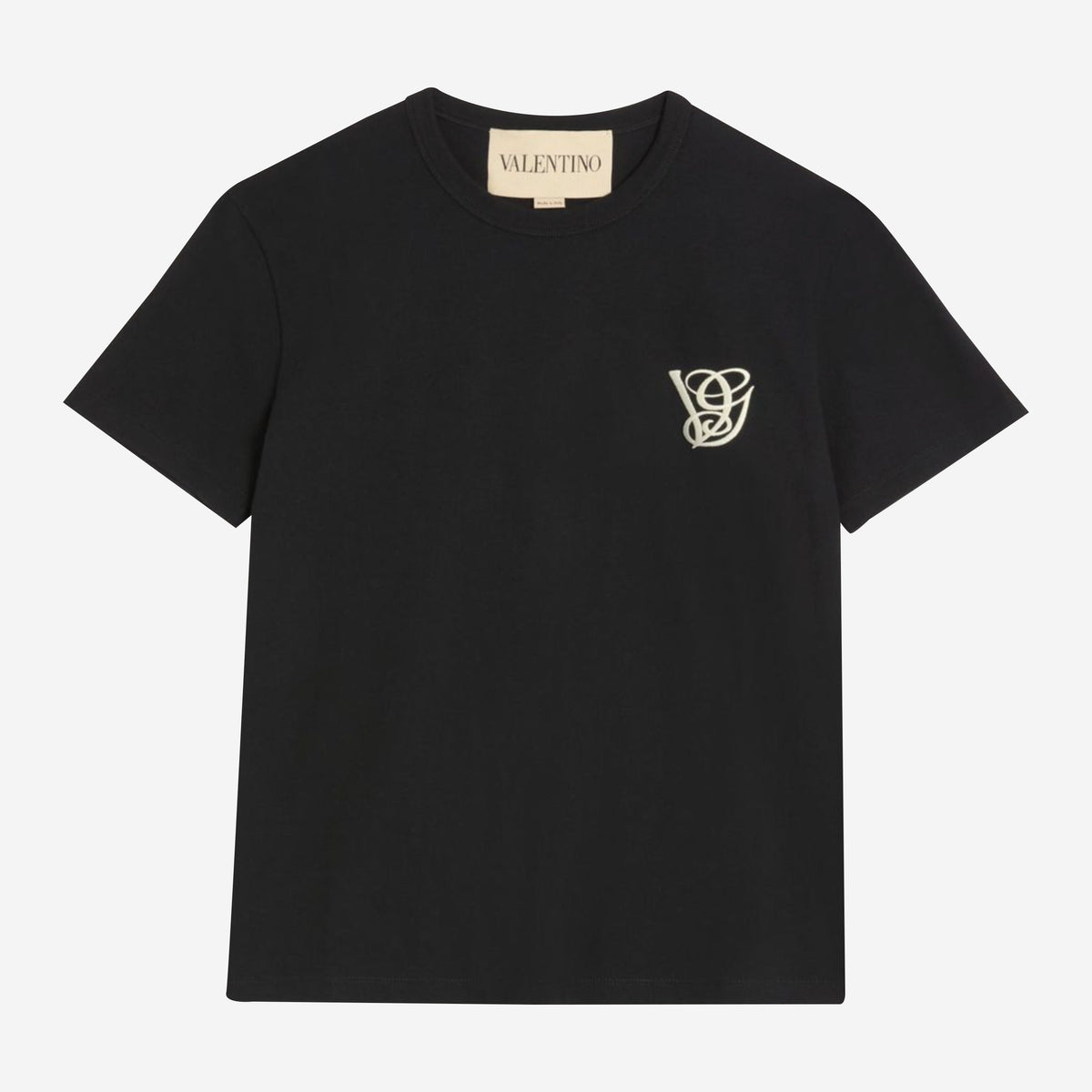 Valentino Garavani VG Patch Cotton T-Shirt