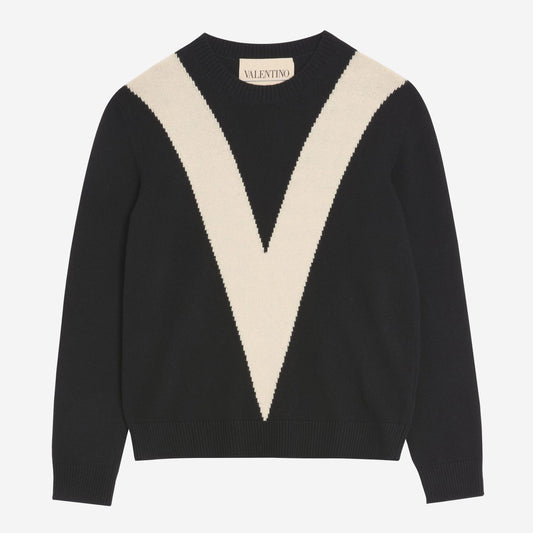 Valentino Garavani Inlaid V Wool Knitwear