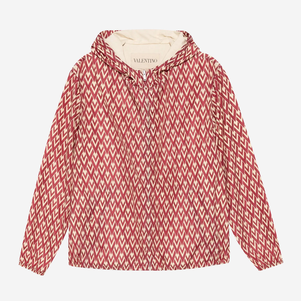 Valentino Garavani Toute La V Print Nylon Jacket