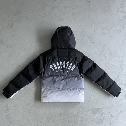 Trapstar Irongate Arch Puffer Jacket - Black/Gradient