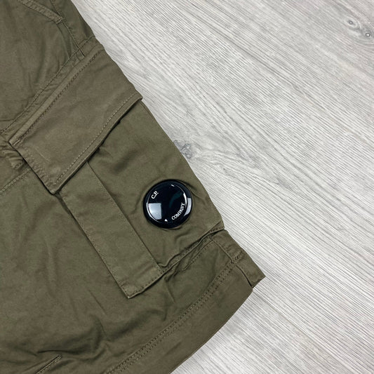 CP Company Cargo Shorts - Ivy Green Castmark