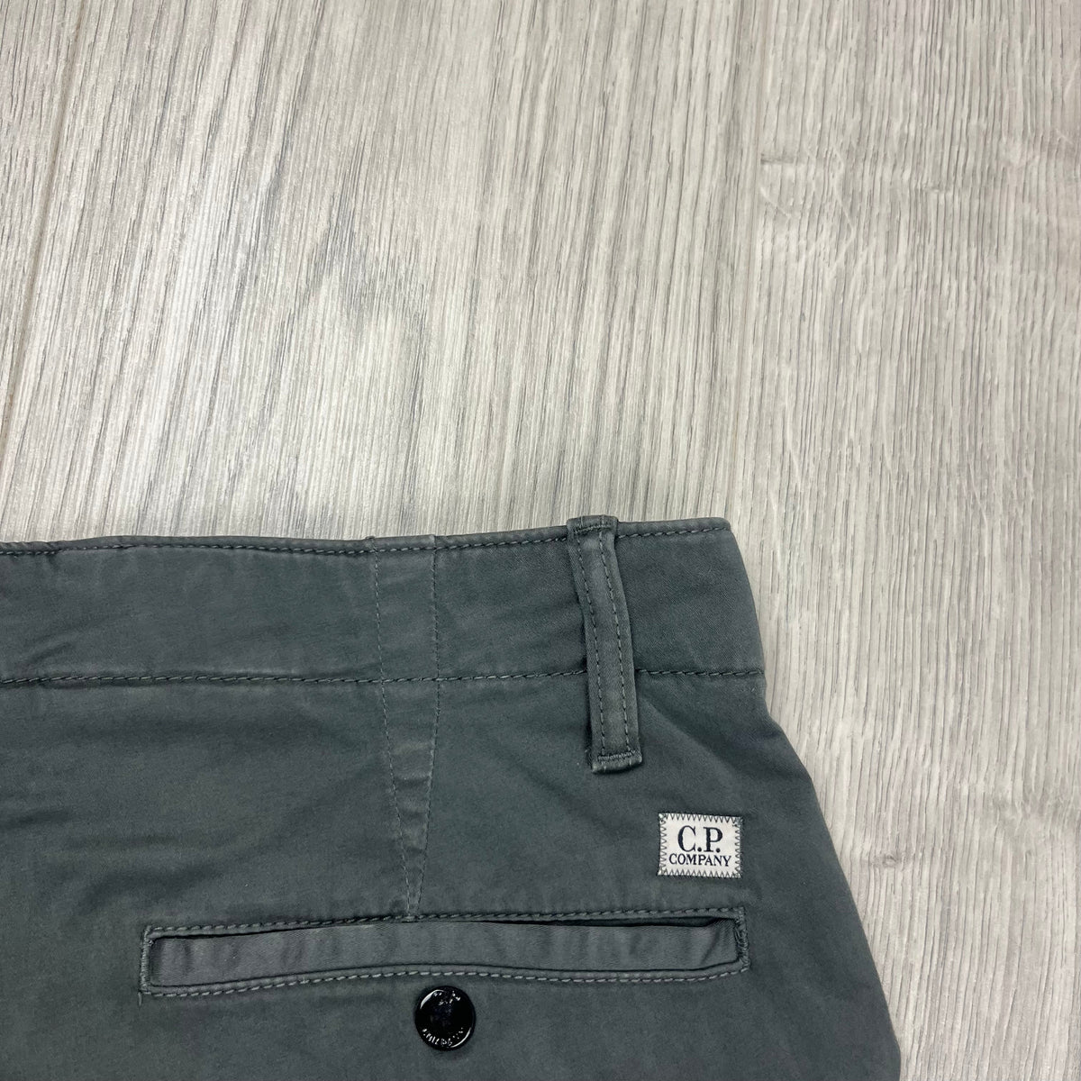 CP Company Cargo Trousers - Smoked Pearl Castmark