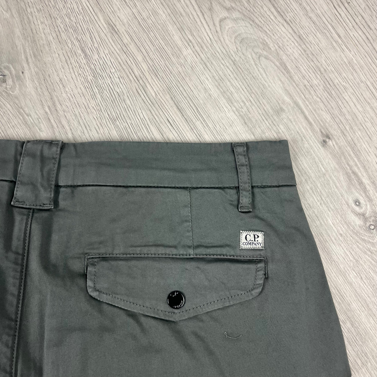 CP Company Cargo Trousers - Smoked Pearl Castmark