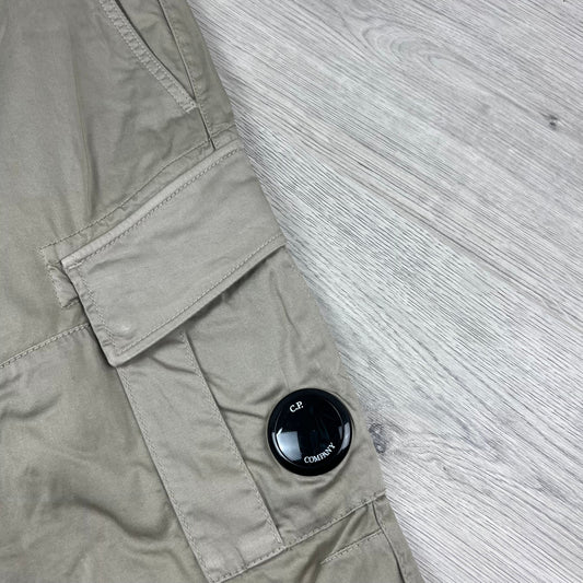 CP Company Cargo Trousers - Vintage Khaki Castmark