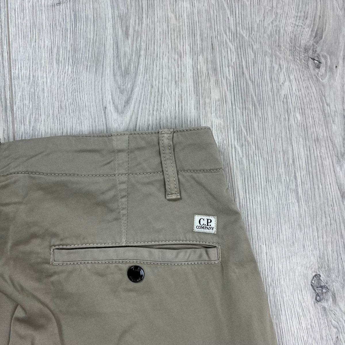 CP Company Cargo Trousers - Vintage Khaki Castmark