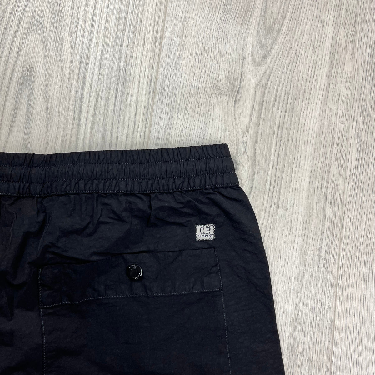 CP Company Nylon Cargo Trousers - Black Castmark