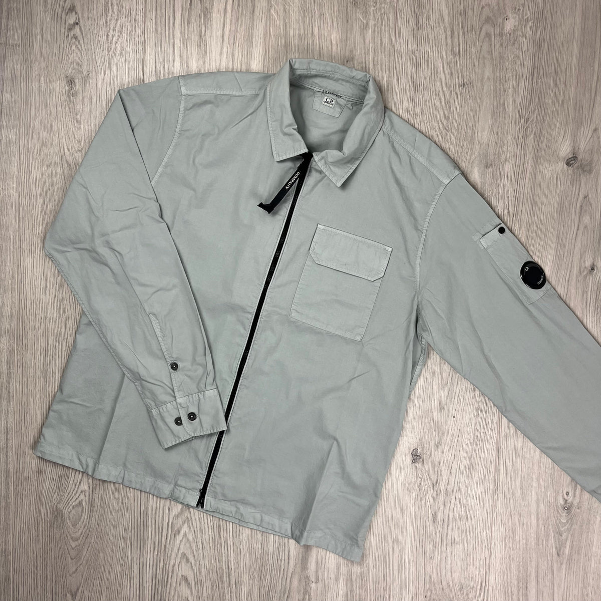 CP Company Zip Overshirt - Blue Fox Castmark