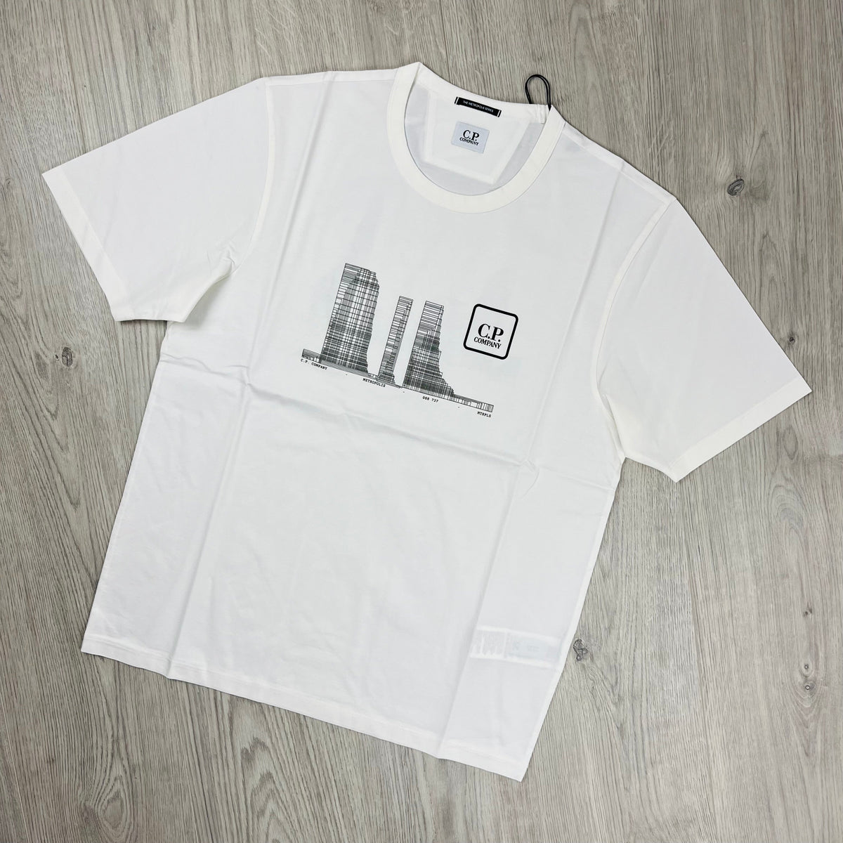 CP Company Metropolis T-Shirt - White Castmark