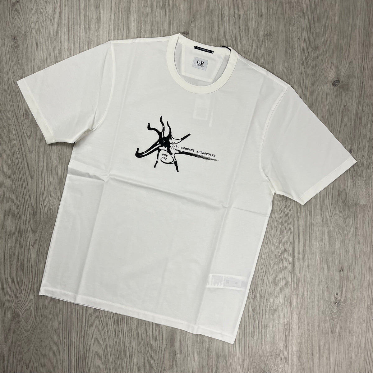 CP Company Metropolis T-Shirt - White Castmark