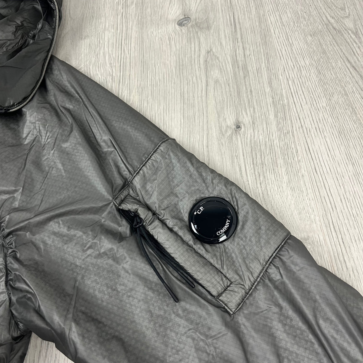 CP Company Nada Shell Jacket - Smoked Pearl Castmark