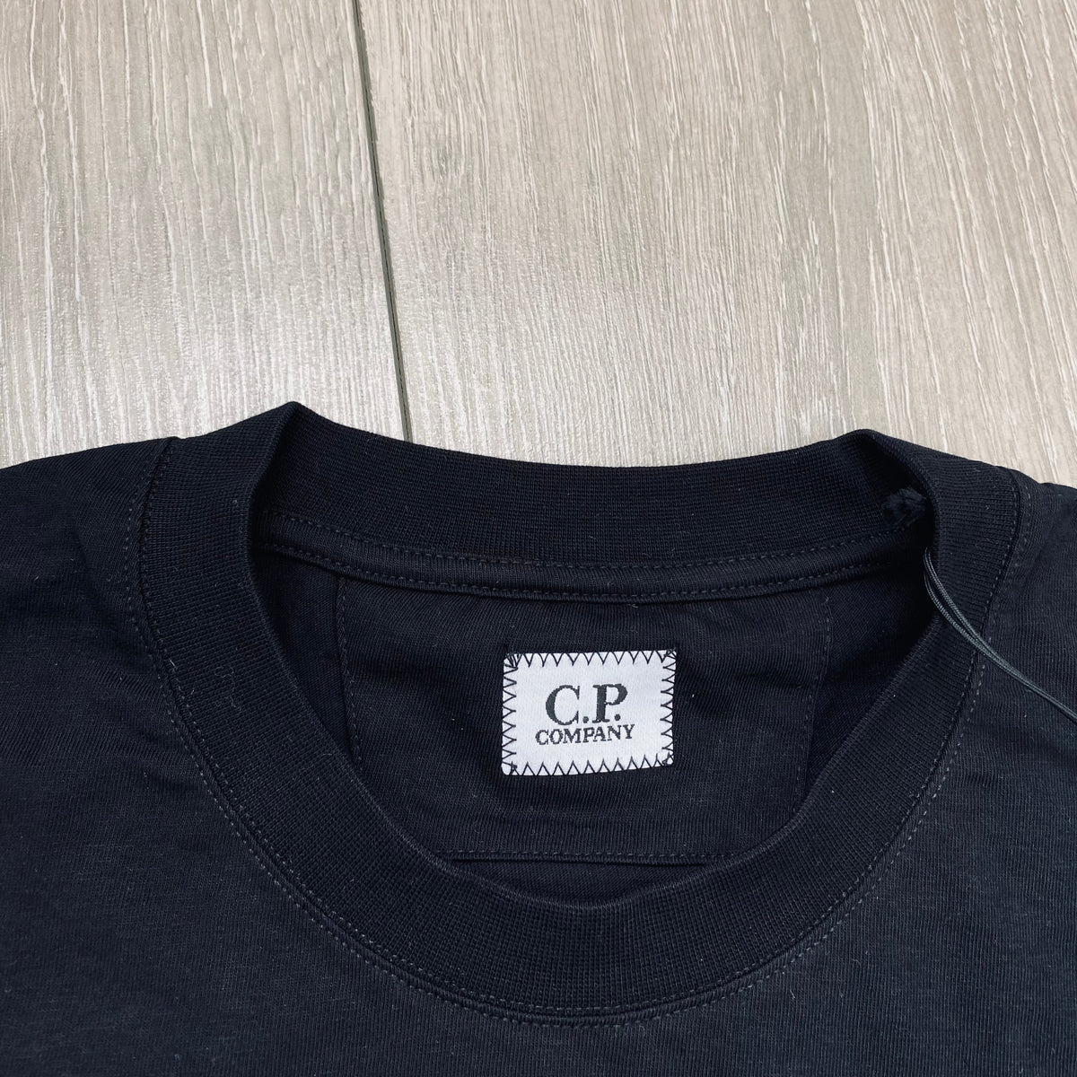 CP Company Printed T-Shirt - Black Castmark
