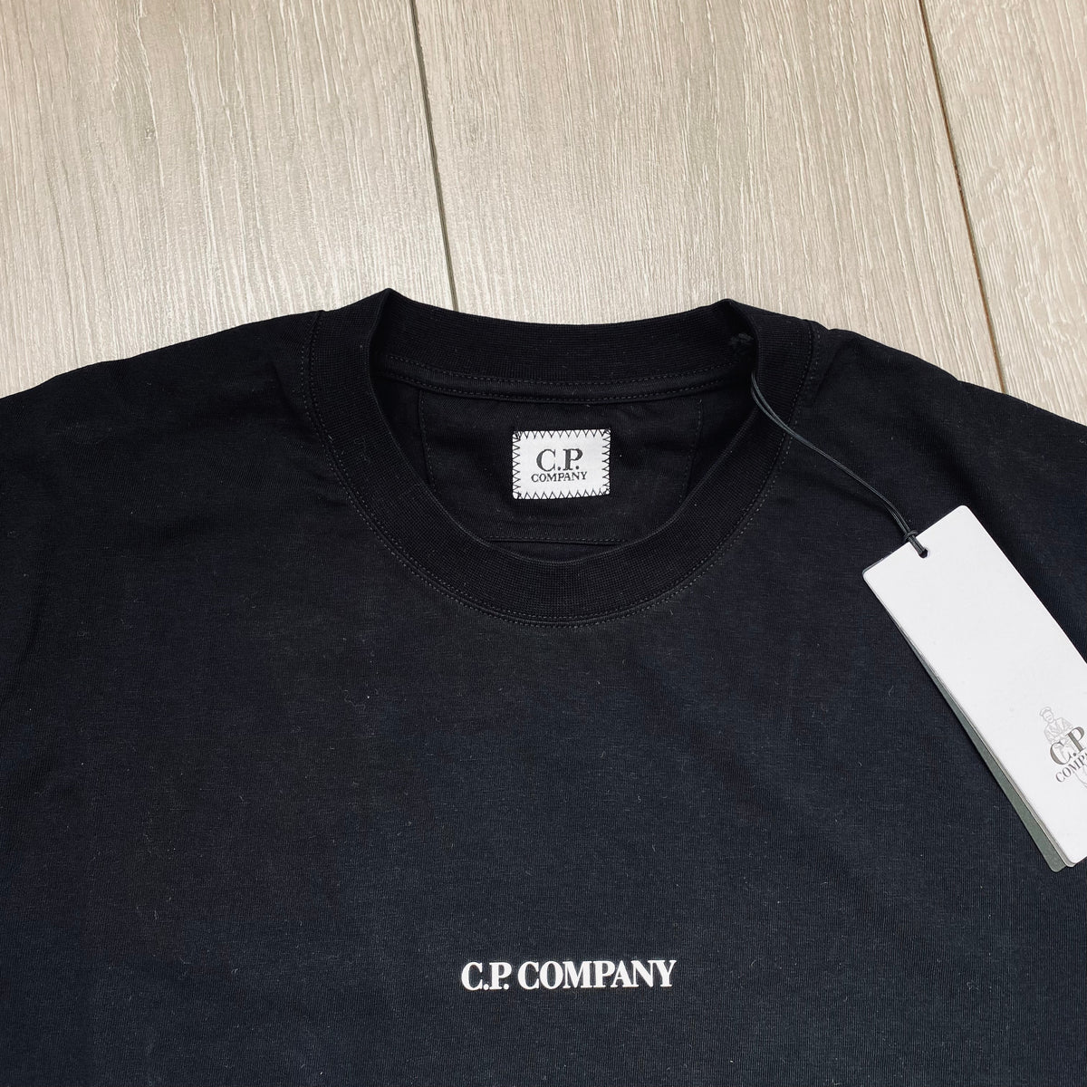 CP Company Printed T-Shirt - Black Castmark