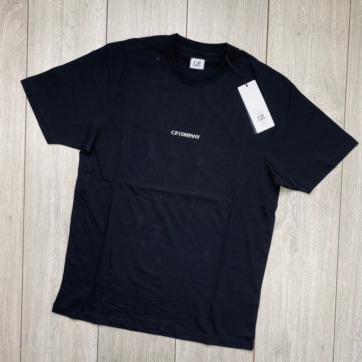 CP Company Printed T-Shirt - Black Castmark