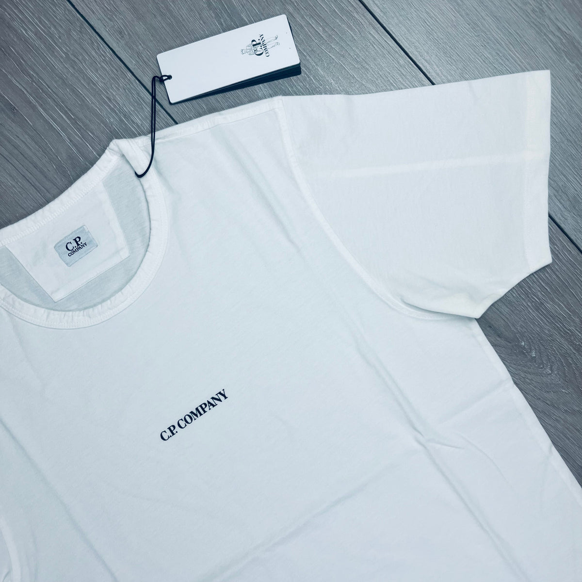 CP Company Printed T-Shirt - White Castmark