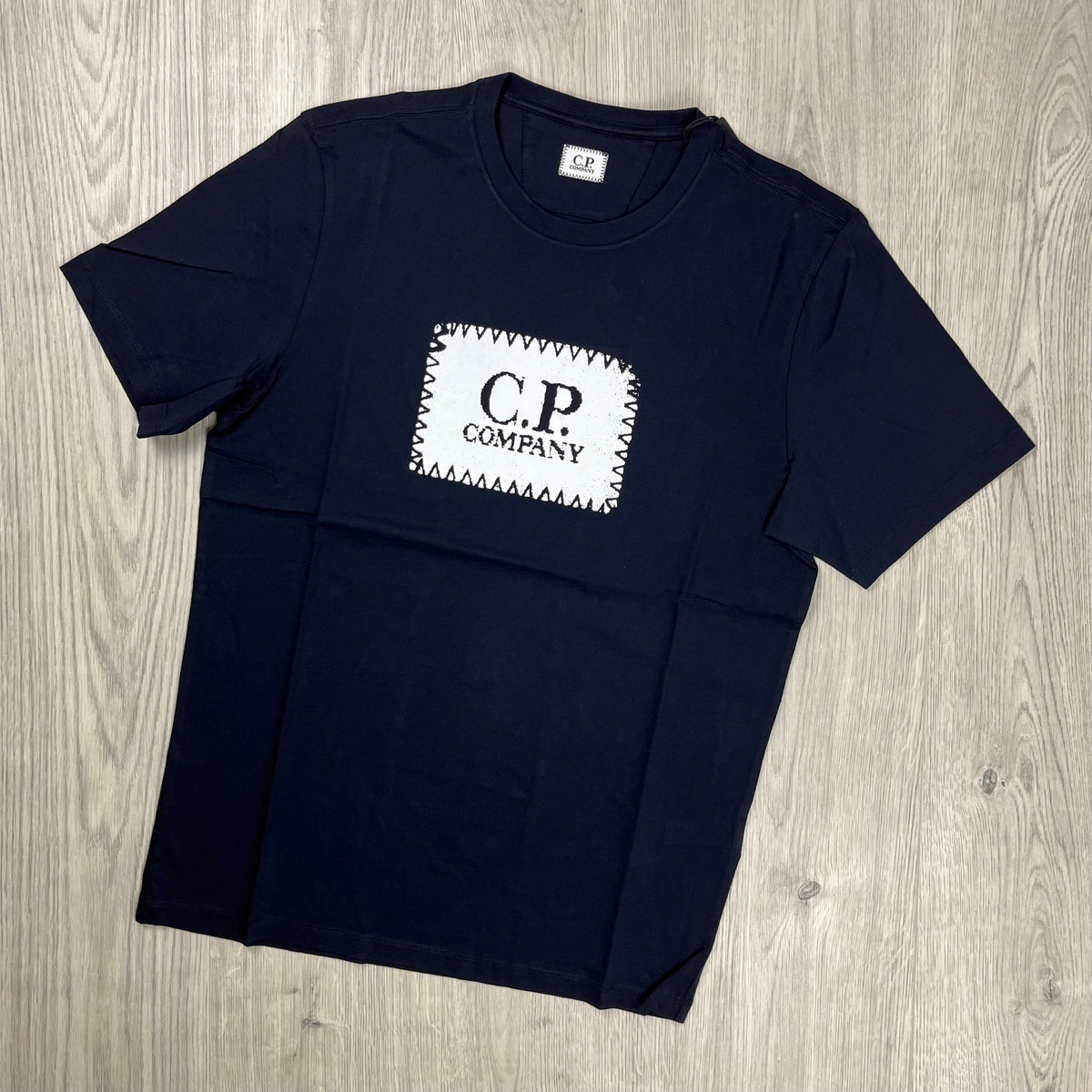 CP Company Stamp T-Shirt - Navy Castmark