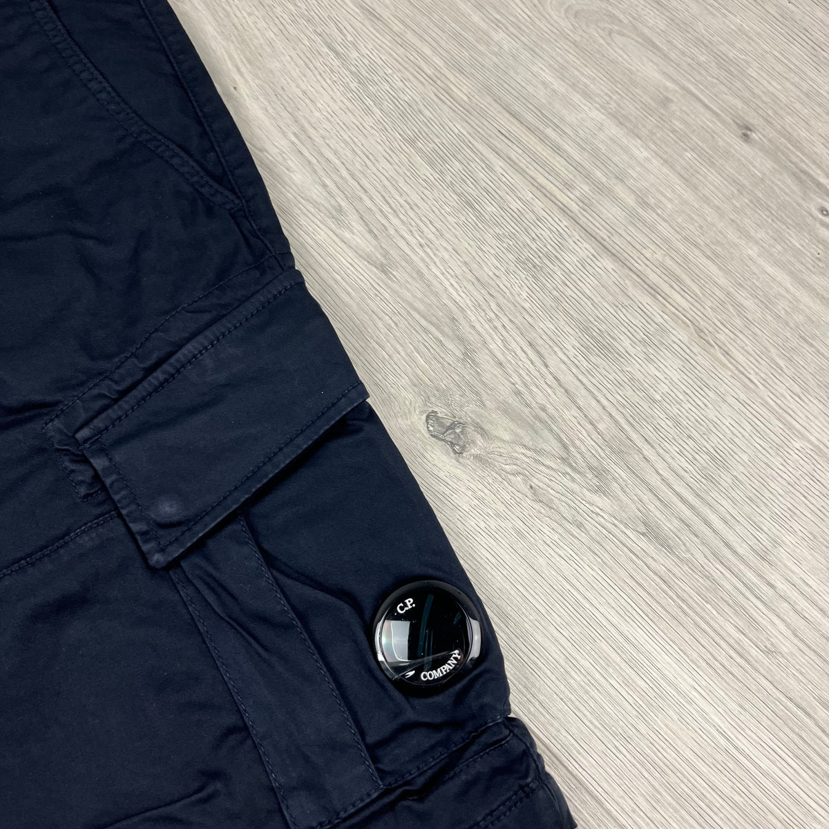CP Company Cargo Shorts - Navy Castmark