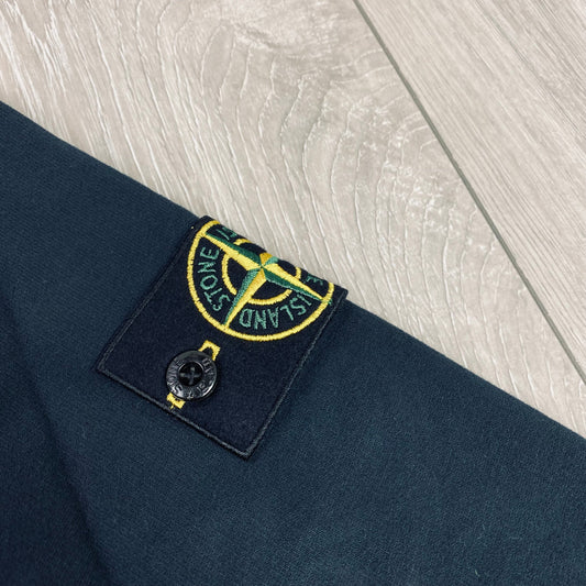 Stone Island Dyed Hoodie - Navy Castmark