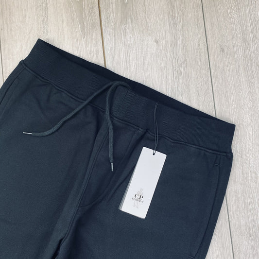 CP Company Raised Fleece Sweatpants - Black Castmark