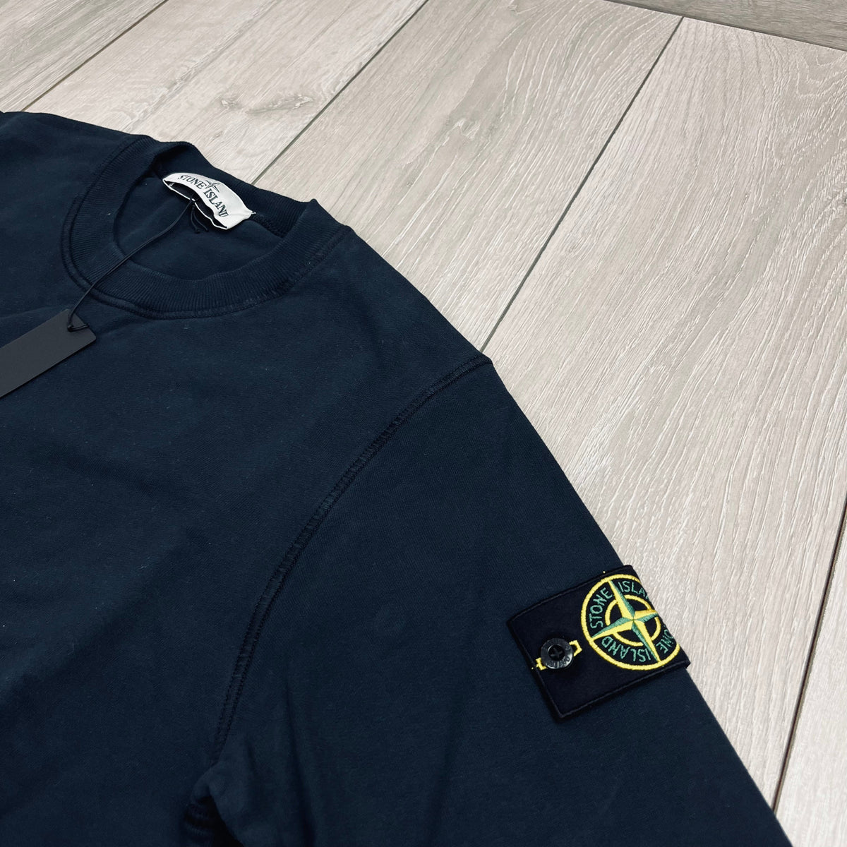 Stone Island Dyed Sweatshirt - Navy Castmark