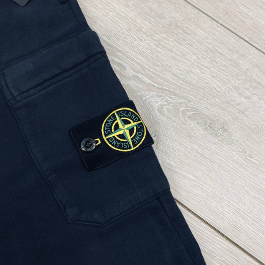Stone Island Dyed Sweatpants - Navy Castmark