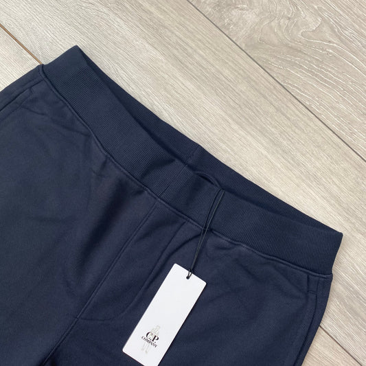 CP Company Raised Fleece Sweatpants - Navy Castmark