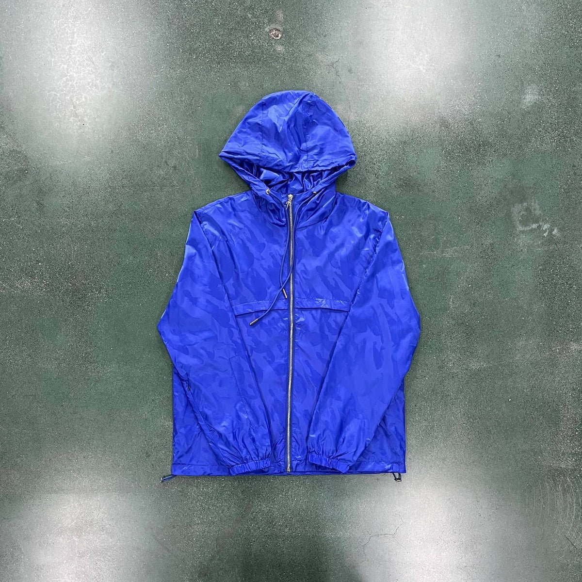 Trapstar Irongate T Jacquard Windbreaker - Black/Blue